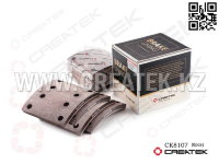 Накладка тормозная передняя верхняя Креатек CK8107 (CK-81.50221.0535)