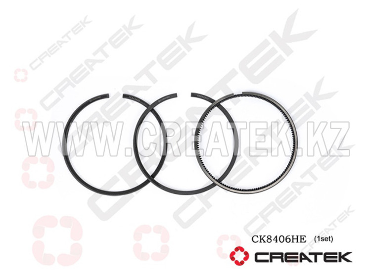 Кольца поршневые воздушного компрессора 4мм Креатек CK8406 (612600130177-4PR)