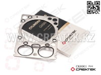 Прокладка головки блока цилиндров (ГБЦ) WD615 WP10 Креатек CK8001 (CK61560040049)